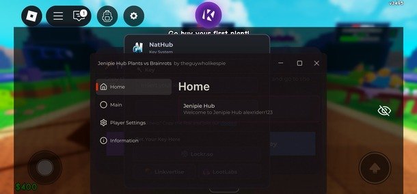 Plants vs Brainrots Script
